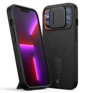 Suritch MagSafe Kickstand Camprotector obal iPhone 13 Pro, černý