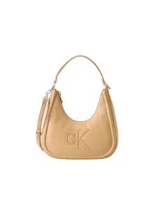 Calvin Klein Kabelka na rameno 'BOLD'  svetlohnedá