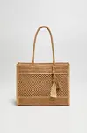 Marisse Beige Beach Bag
