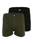 CECEBA Boxerky  olivová / čierna