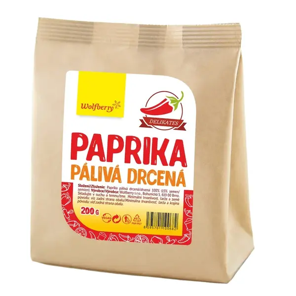 Wolfberry Paprika pálivá drcená 200 g