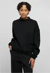 Dámský oversized organický Crewneck černý