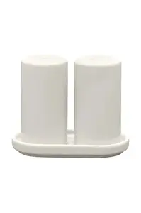 Blomus  Soľnička a korenička s tanierikom  Pilar 9 cm