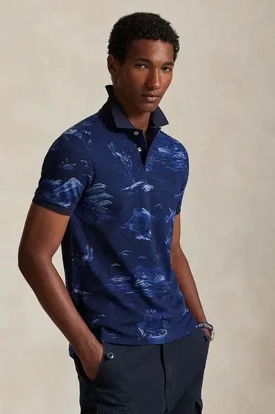 Polo Ralph Lauren  Bavlněné polo tričko