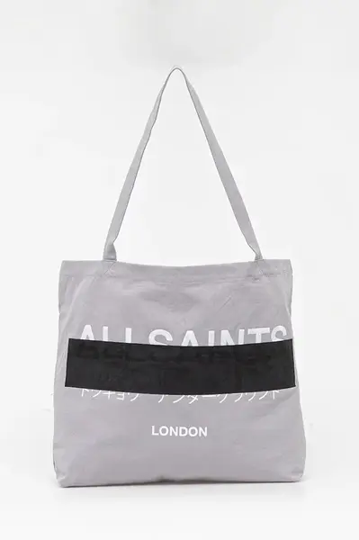 AllSaints Bavlnená taška AllSaints REDACT 37 x 37 x 12 cm