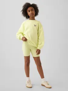 Dívčí žebrované biker šortky GAP