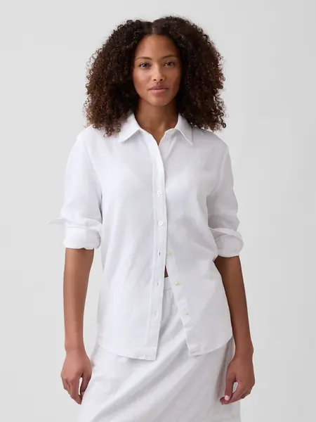 GAP Oversize lněná košile