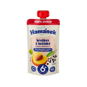 HAMÁNEK Broskev s bezinkou 6m+ 100 g