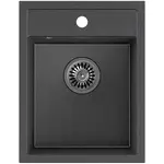 Dřez Forte 90 černá 390x500x200
