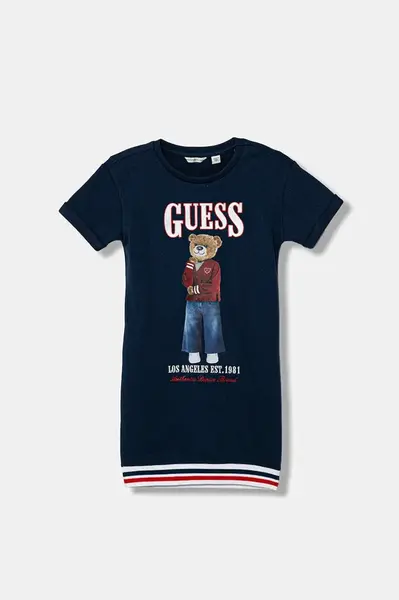Guess  Dětské bavlněné šaty