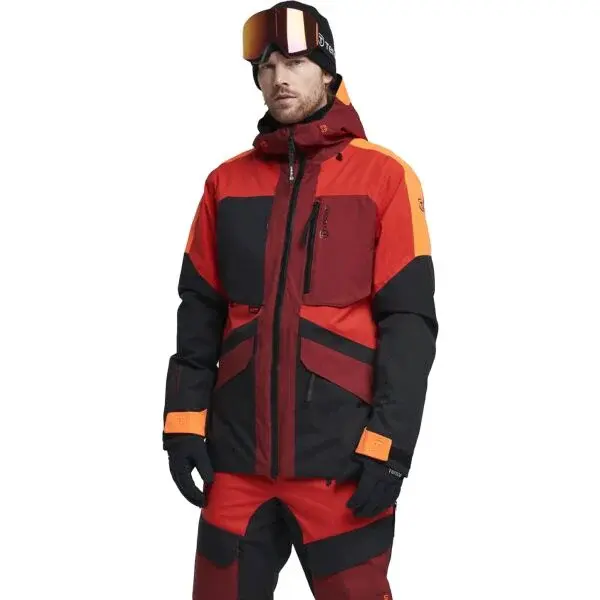 TENSON SPHERE MPC EXTREME JACKET Pánská technická lyžařská bunda, oranžová, velikost