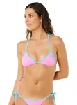 Rip curl dámský horní díl plavek Surf Puff Sliding Tri Light Pink | Růžová | Velikost M