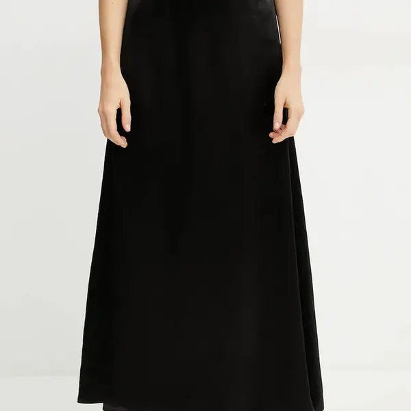 Sukně MM černá barva, maxi, 2516101028600