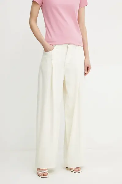 Džíny BOSS Orange dámské, high waist, 50540814