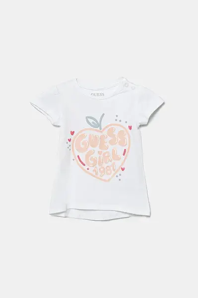 Bavlněné dětské tričko Guess