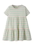 NAME IT Šaty  krémová / zelená / rosé