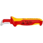 Nůž na odizolování kabelů, izolovaný 1000V, čepel 38 mm, s vodící patkou - KNIPEX 98 55