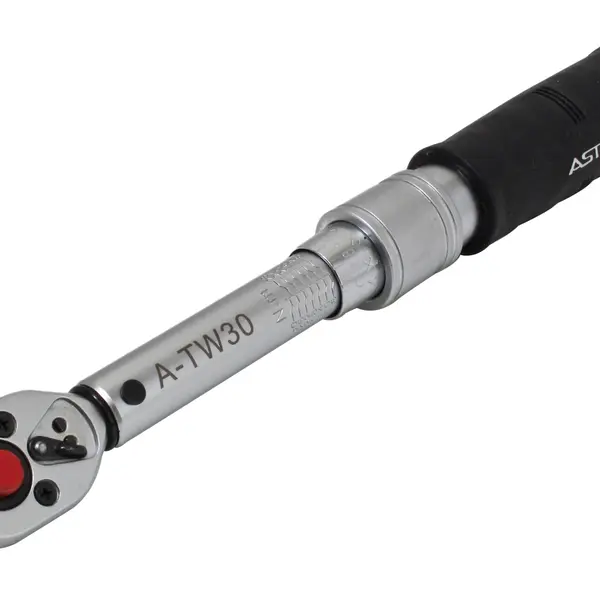 Momentový klíč 1/4", 6-30 Nm, přesný (+-3%), s certifikátem - ASTA