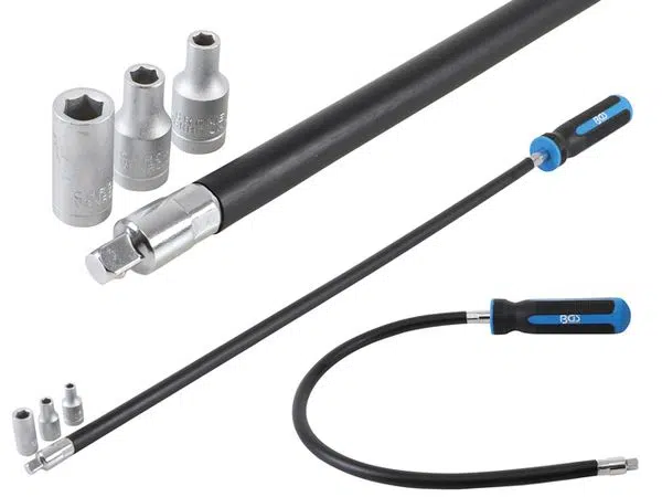 BGS Technic BGS 7824 Flexibilní šroubovák 1/4", 500 mm. Sada 4 díly