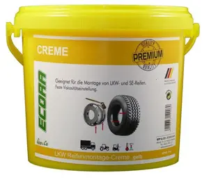 Ecora Montážní krém pro nákladní a průmyslové pneu, žlutý, 5 kg