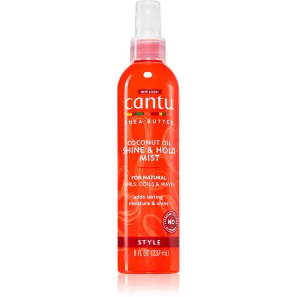 CANTU Shea Butter Shine&Hold mist hydratačná hmla pre lesk vlnitých a kučeravých vlasov 237 ml