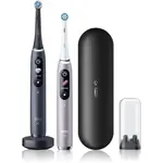 Oral-B iO9 elektrická zubná kefka DUO Black Onyx & Rose Quartz 2 ks