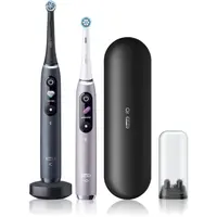 Oral-B iO9 elektrická zubná kefka DUO Black Onyx & Rose Quartz 2 ks