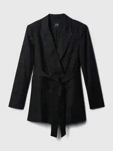 GAP Lněný blejzr s páskem - Dámské