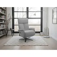 Sit & More RELAXAČNÍ KŘESLO, textil, šedá