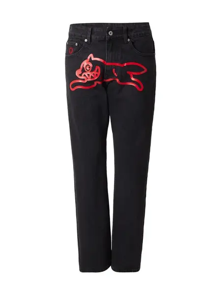 Billionaire Boys Club Džínsy  červená / čierna