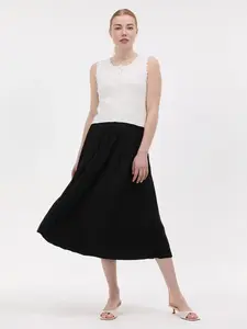 Černá dámská midi sukně ORSAY