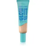 Rimmel Kind & Free Glow It Up lehký hydratační make-up odstín 001 Fair Porcelain 30 ml