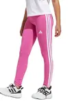 Dětské legíny adidas růžová barva, s aplikací, JJ3450