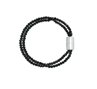 BREIL Dvojitý korálkový náramek s krystaly Magnetica System TJ3687