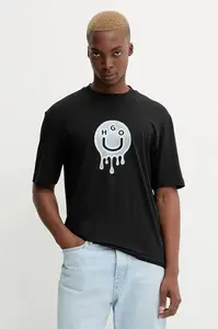 Bavlněné tričko Hugo Blue Nedirix