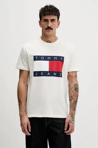 Tommy Jeans tričko pánské bavlněné