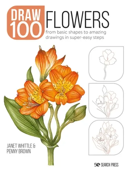 Draw 100: Flowers - Penny Brown, Janet Whittle
