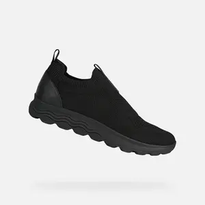 Black men's sneakers Geox Spherica - Men's