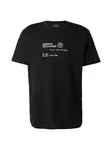 ARMANI EXCHANGE Tričko  sivá / čierna / biela