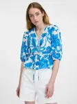 Blue Women's Patterned Blouse ORSAY - Women's