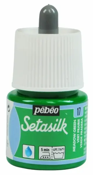 Barva na hedvábí Setasilk 45ml – 17 zelená luční