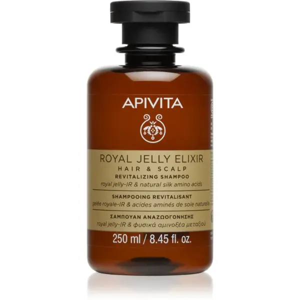 Apivita Royal Jelly Elixir Revitalizing Shampoo revitalizačný šampón proti príznakom starnutia vlasov 250 ml