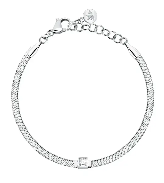 Morellato Nadčasový ocelový náramek s krystalem Hádek Gioia SAVY35