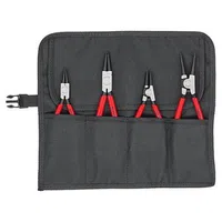 Kleště na vnitřní a vnější pojistné kroužky (ségrovky), sada 4 ks - Knipex 00 19 56 V01