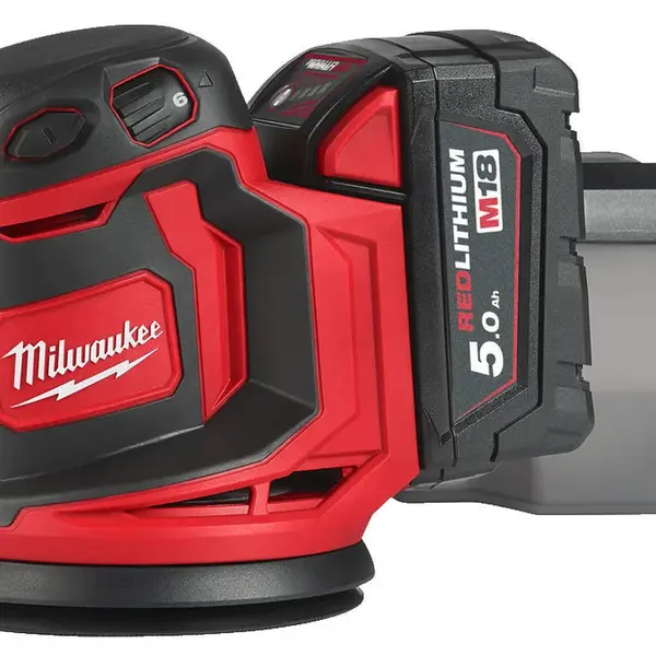 Aku excentrická bruska 125 mm 5,0 Ah - Milwaukee M18 BOS125-502B
