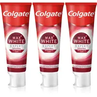 Colgate Max White Expert Original bieliaca zubná pasta 3x75 ml