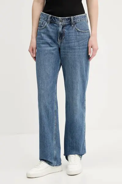 Džíny Hollister Co. dámské, high waist, KI355-5392