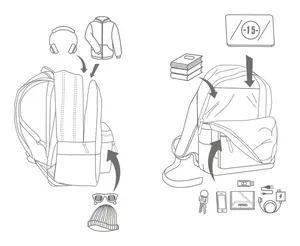 Studentský batoh Nitro Urban Classic Reef Break