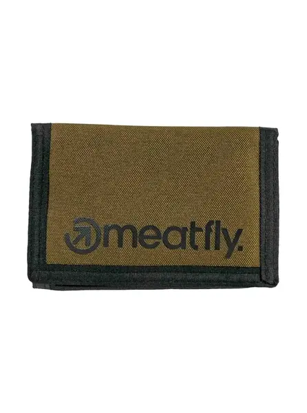 Meatfly peněženka Huey Brown Olive | Černá | Velikost One Size