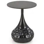 Konferenčný stolík Verde čierna mramor/čierna